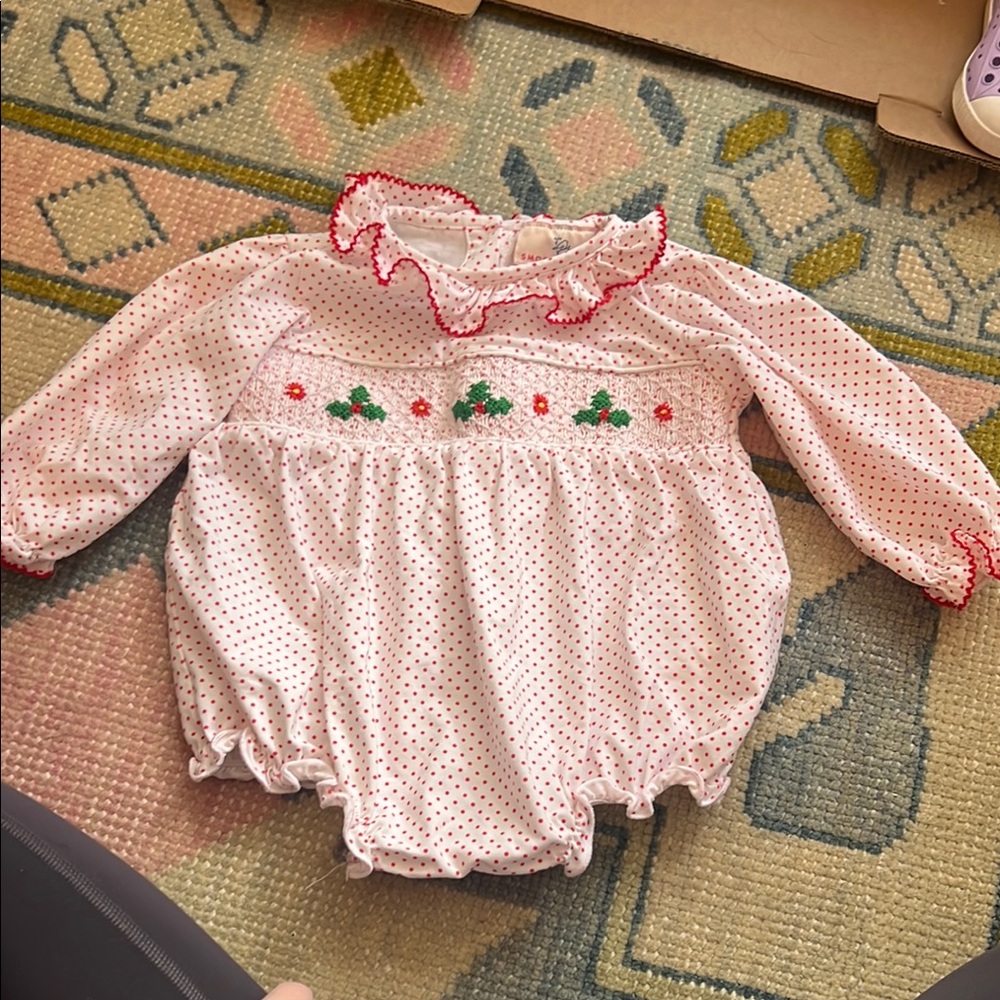 Pink Polka Dot Kids One Piece